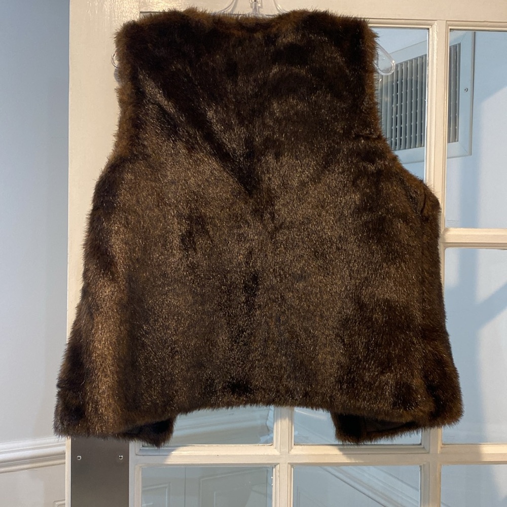 Worthington size XL Faux Fur Vest good condition - Picture 3 of 4